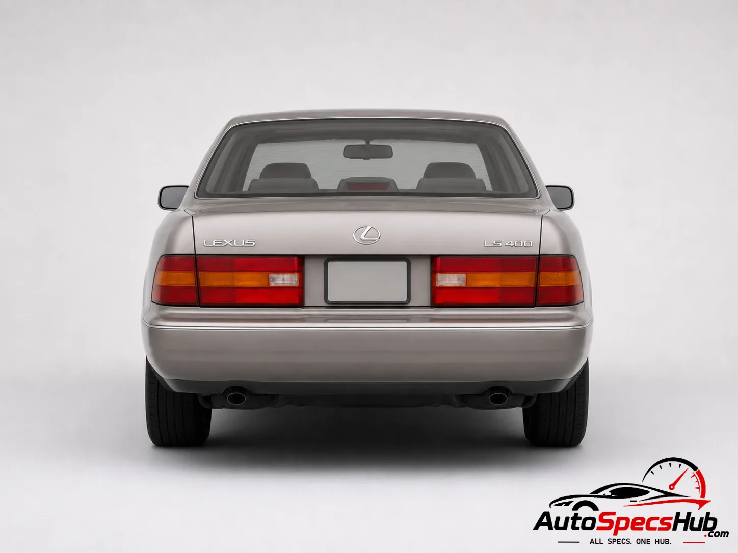 1992 Lexus LS 400 rear view