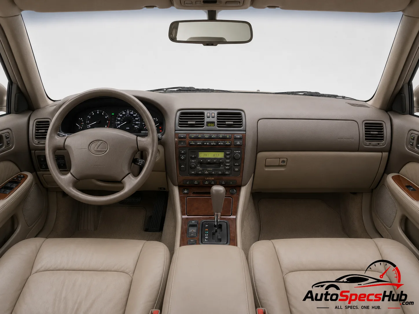 1992 Lexus LS 400 interior view