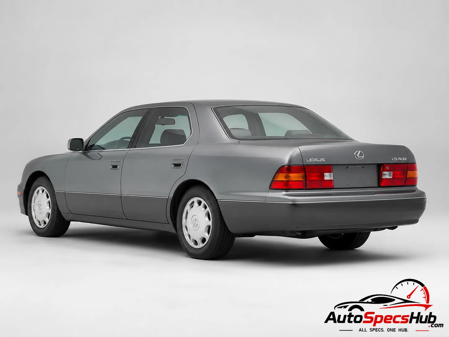 1995 Lexus LS 400 rear three-quarter view