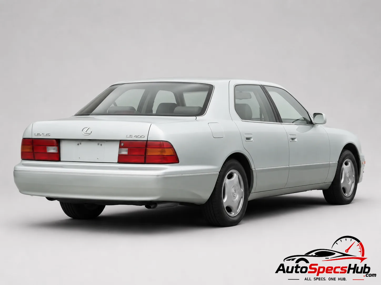 1998 Lexus LS 400 rear three-quarter view
