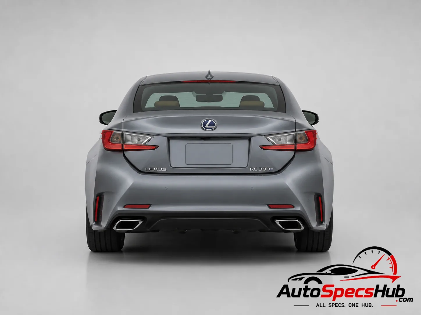 2016 Lexus RC 300h rear view
