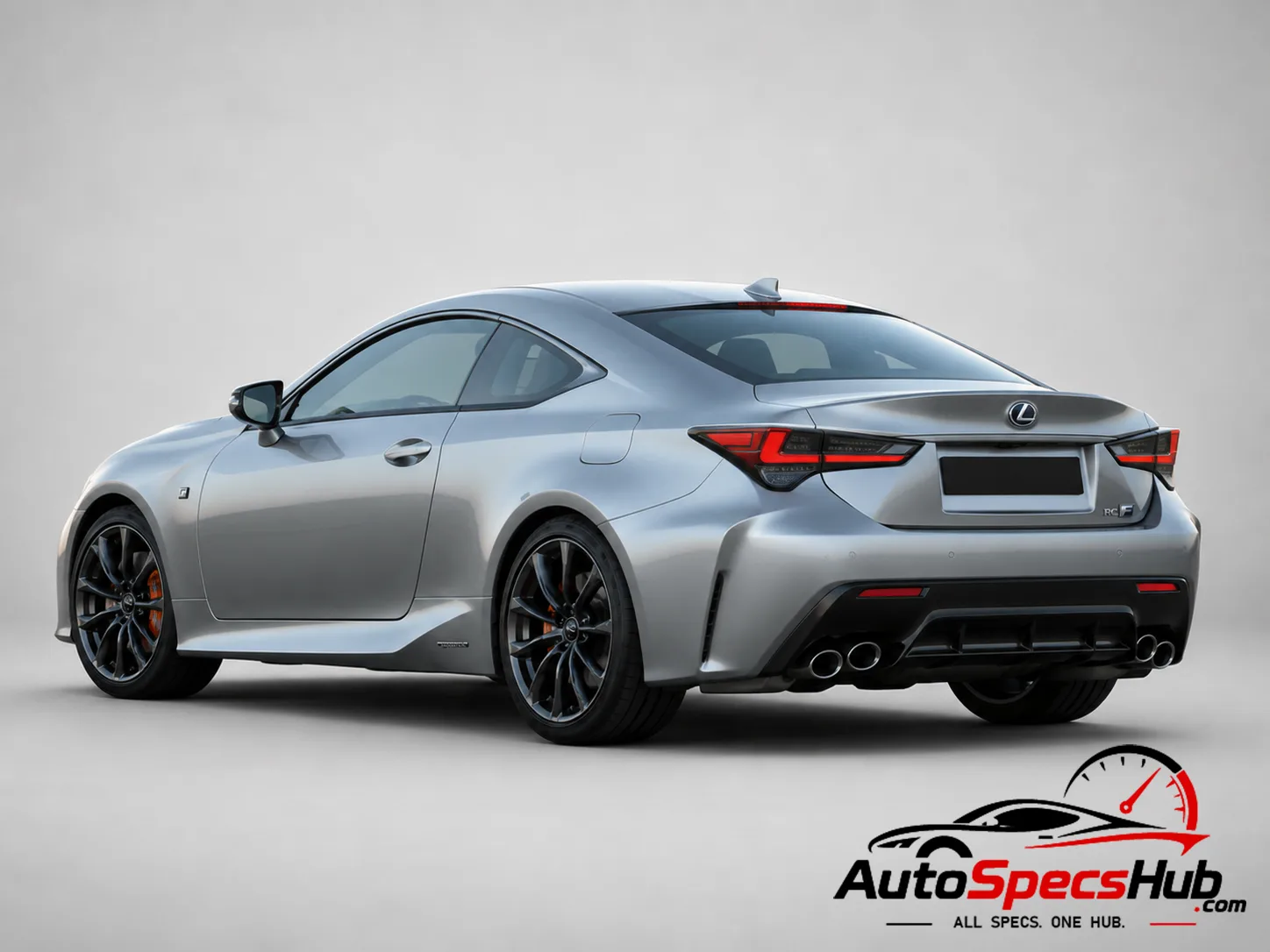 2019 (UXC1) Lexus RC 300h rear three-quarter view