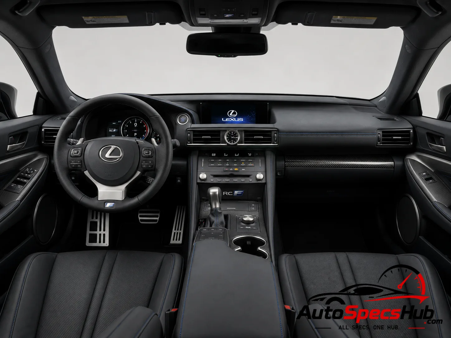 2019 (UXC1) Lexus RC 300h interior dashboard and front cabin