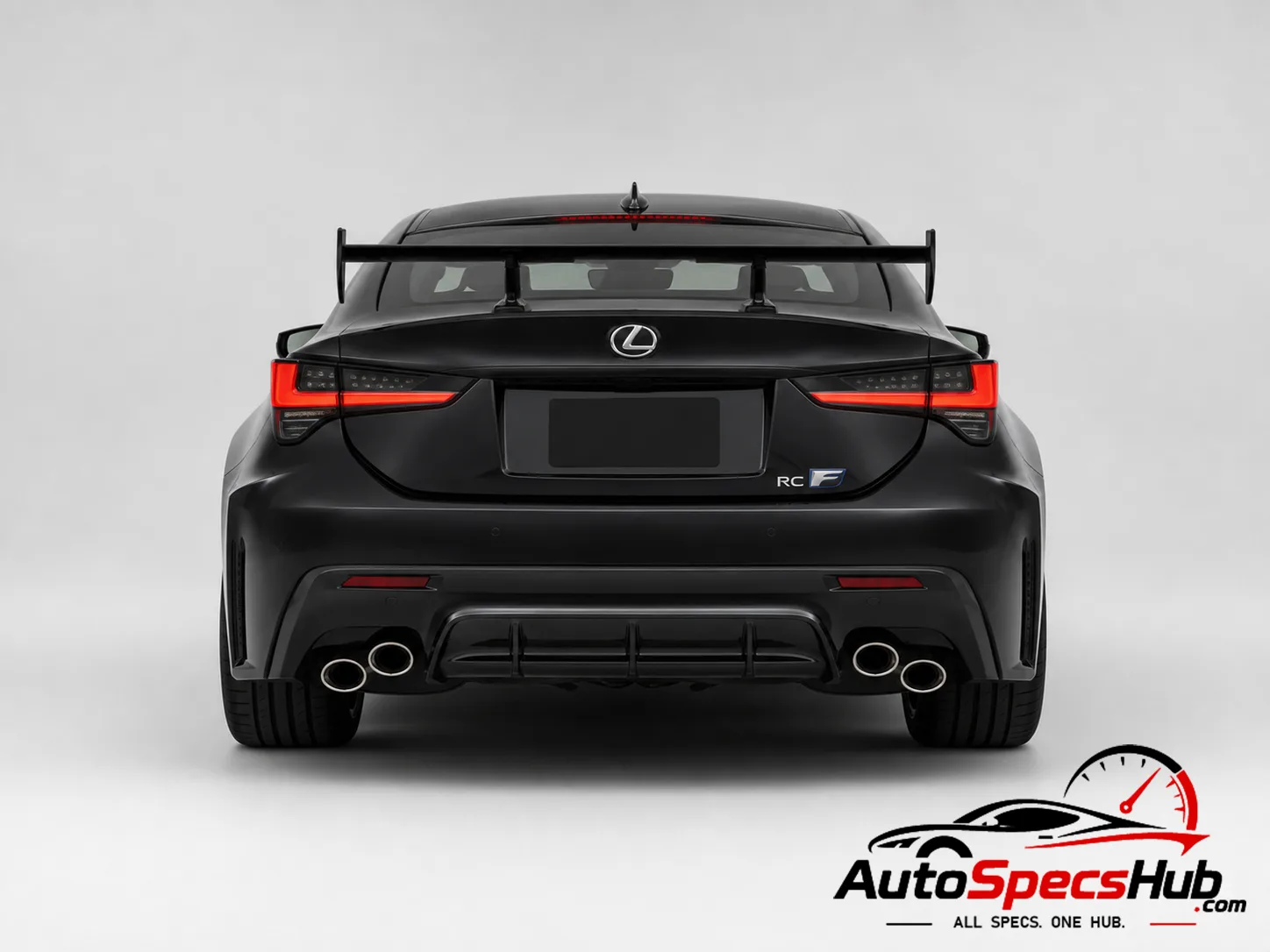 2019 (UXC1) Lexus RC F Track Edition rear view