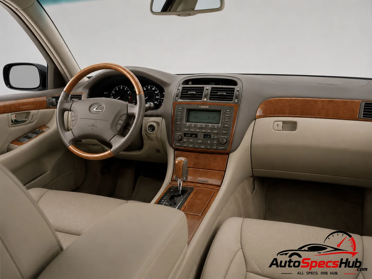 2000 (XF30) Lexus LS 430 interior dashboard and front cabin