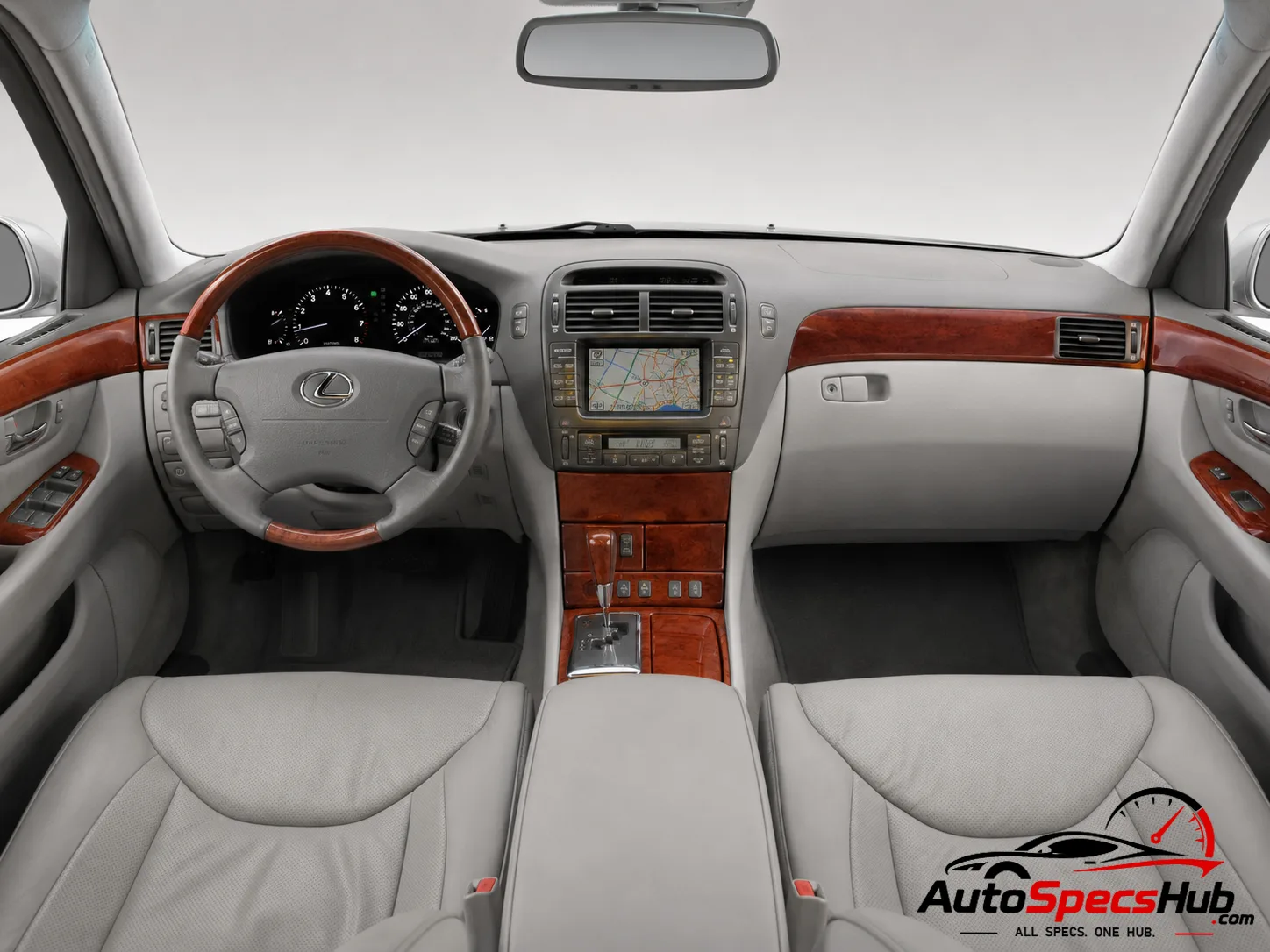 2003 Lexus LS 430 (XF30) interior dashboard and front cabin