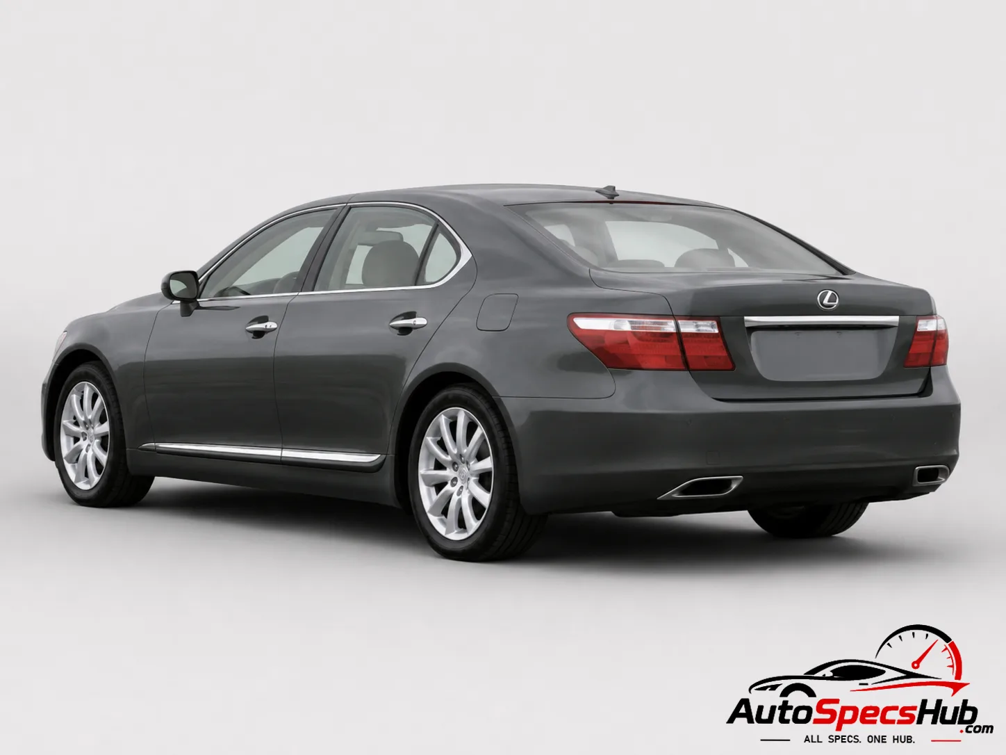 2007 Lexus LS 600hL (XF40) rear three-quarter view