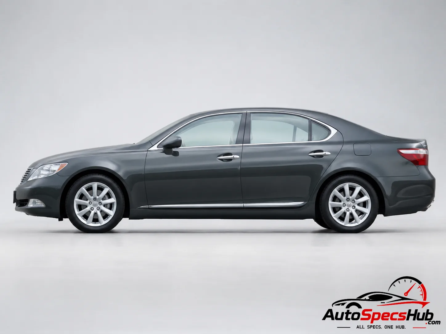 2007 Lexus LS 600hL (XF40) side profile