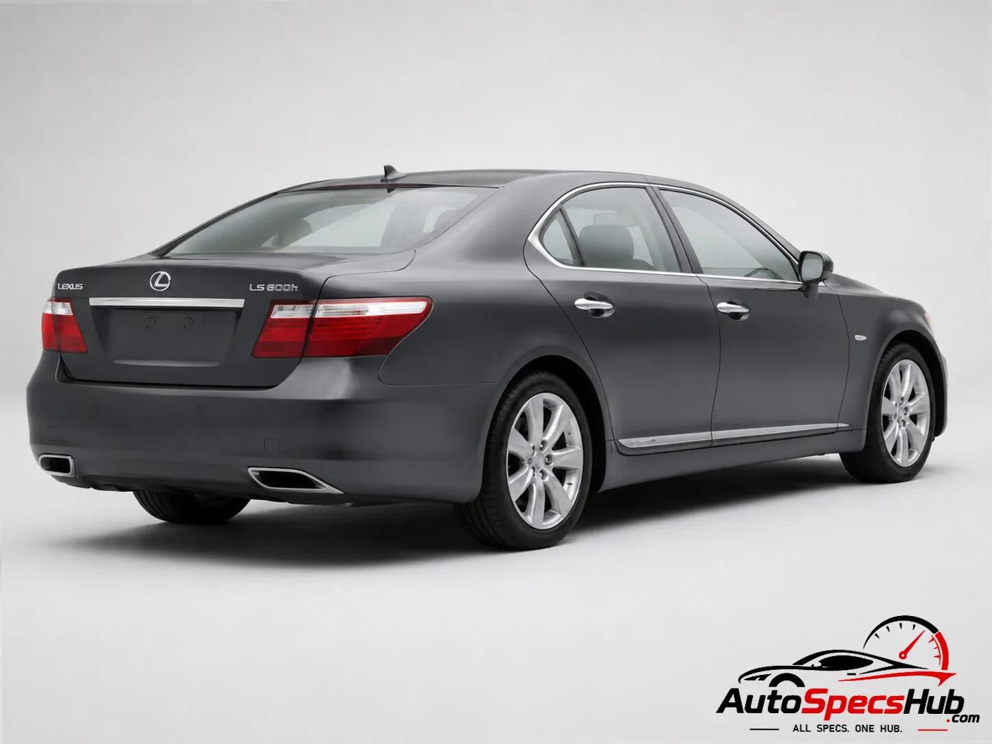 2007 Lexus LS 600h (XF40) rear three-quarter view