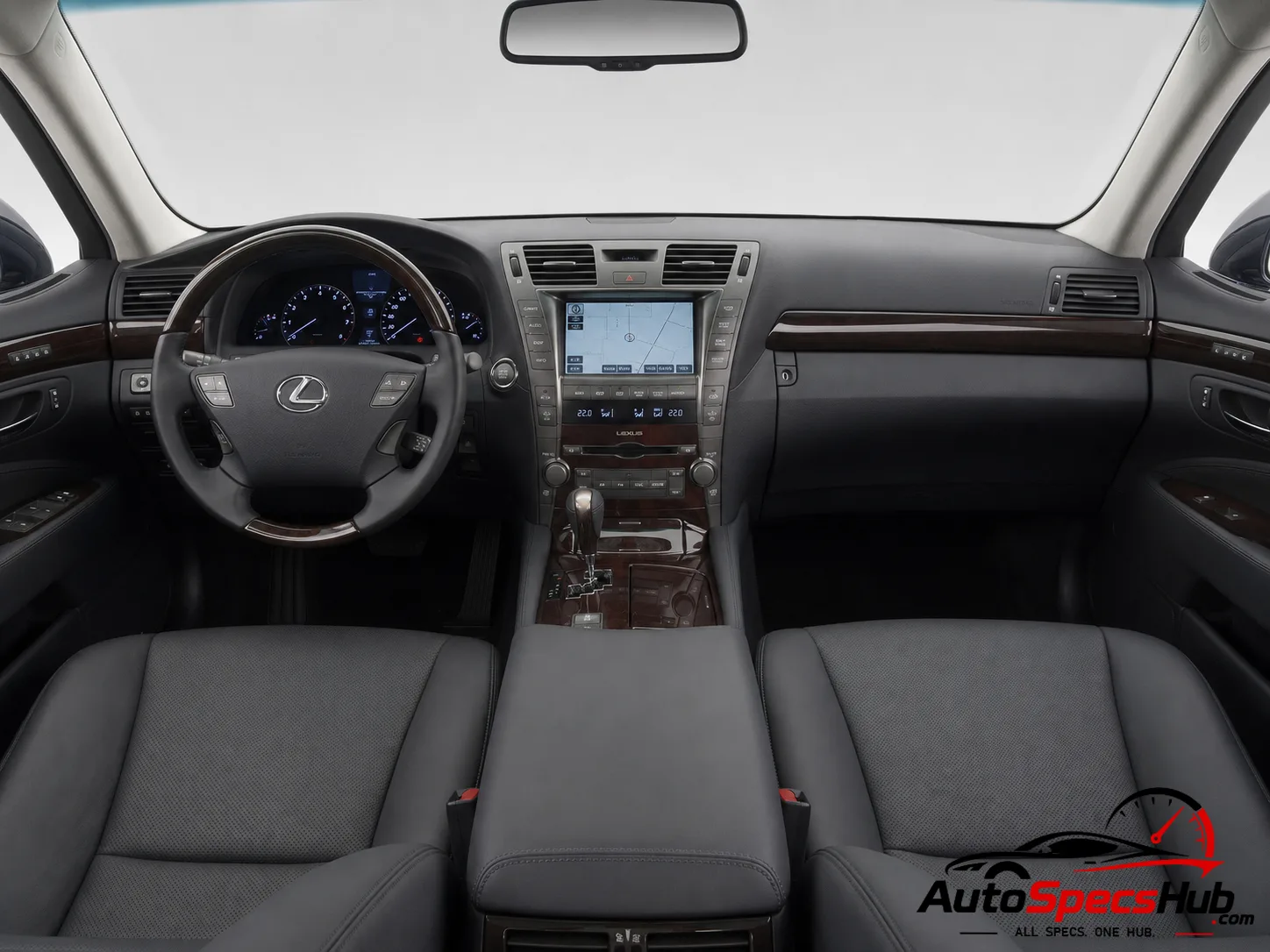 2007 Lexus LS 600h (XF40) interior dashboard and front cabin