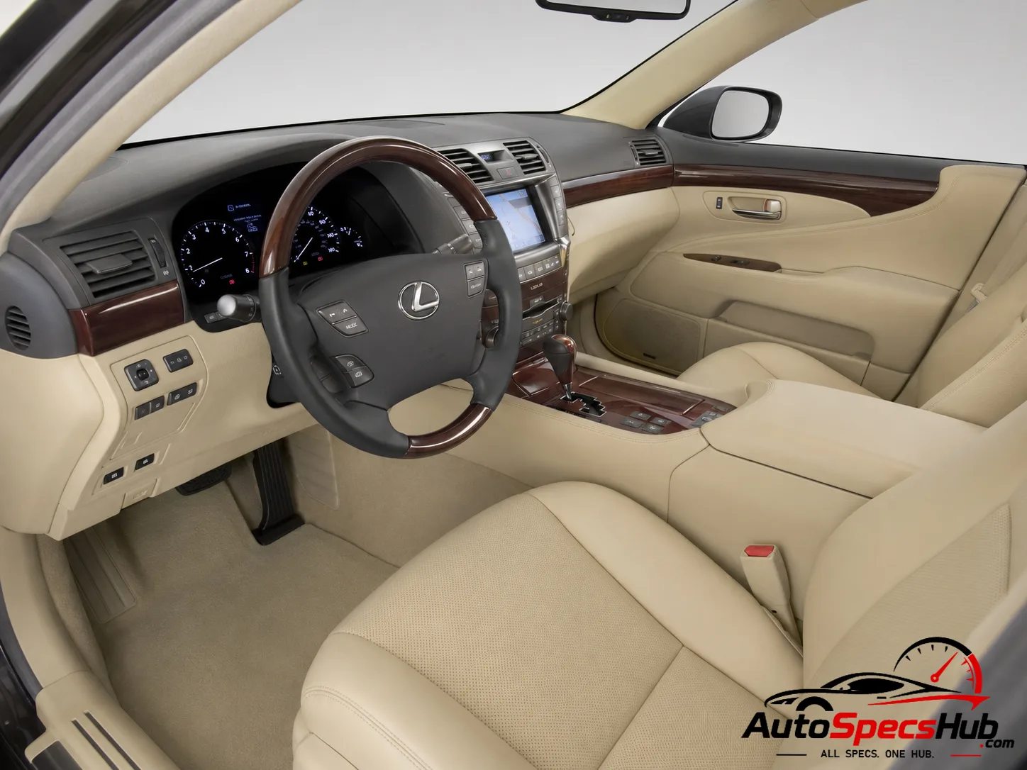 2006 Lexus LS 460 (XF40) interior dashboard and front cabin