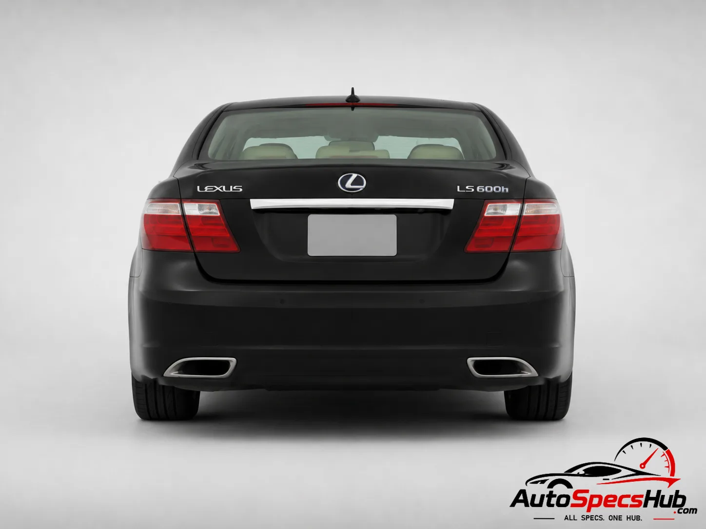 2009 Lexus LS 600h XF40 rear view