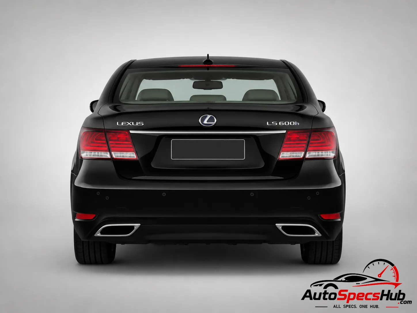 2013 Lexus LS 600h XF40 rear view