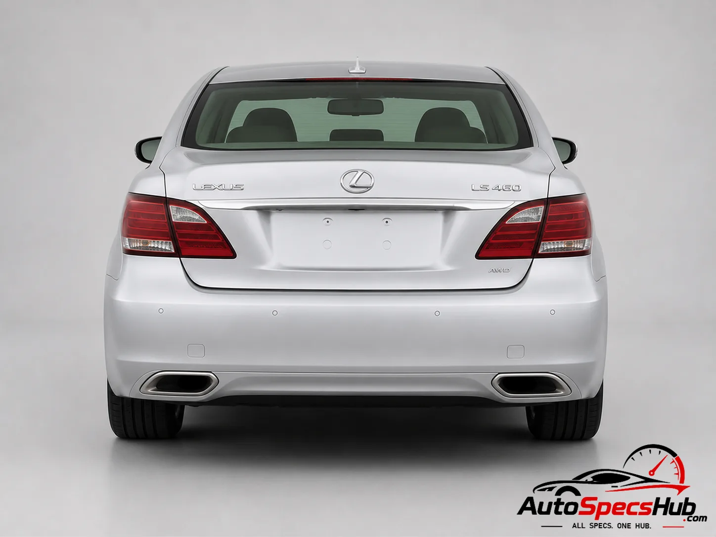 2013 Lexus LS 460 AWD rear view