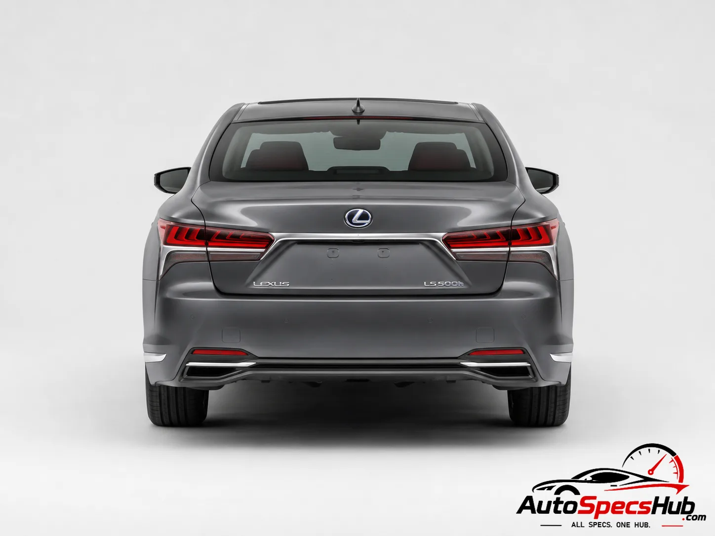 2018 Lexus LS 500h rear view