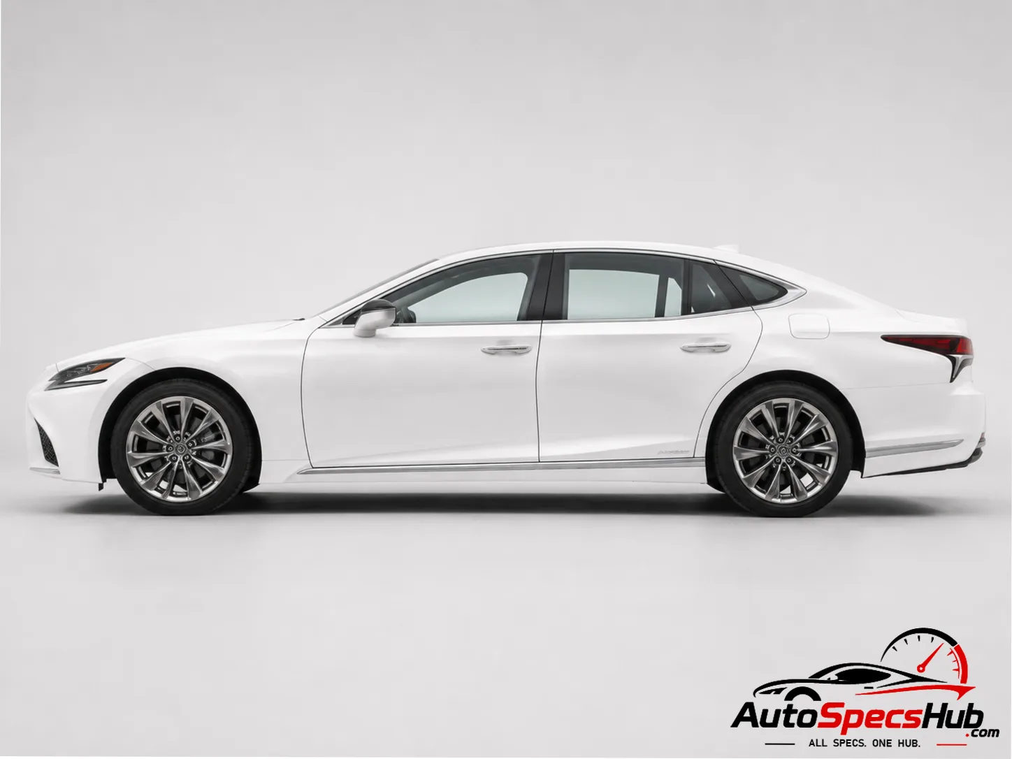 2018 Lexus LS 500h AWD side profile