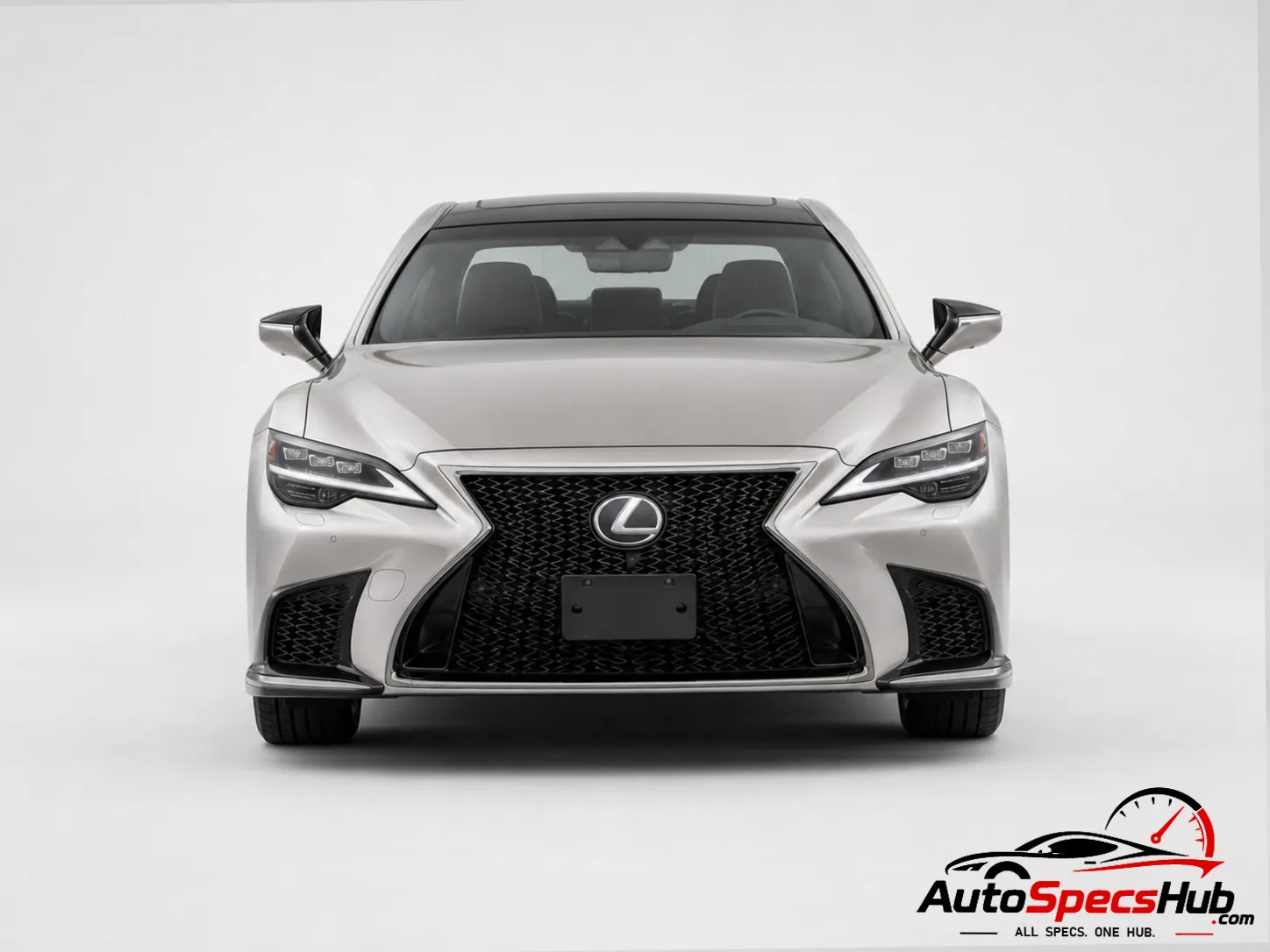 2021 Lexus LS 500h front view