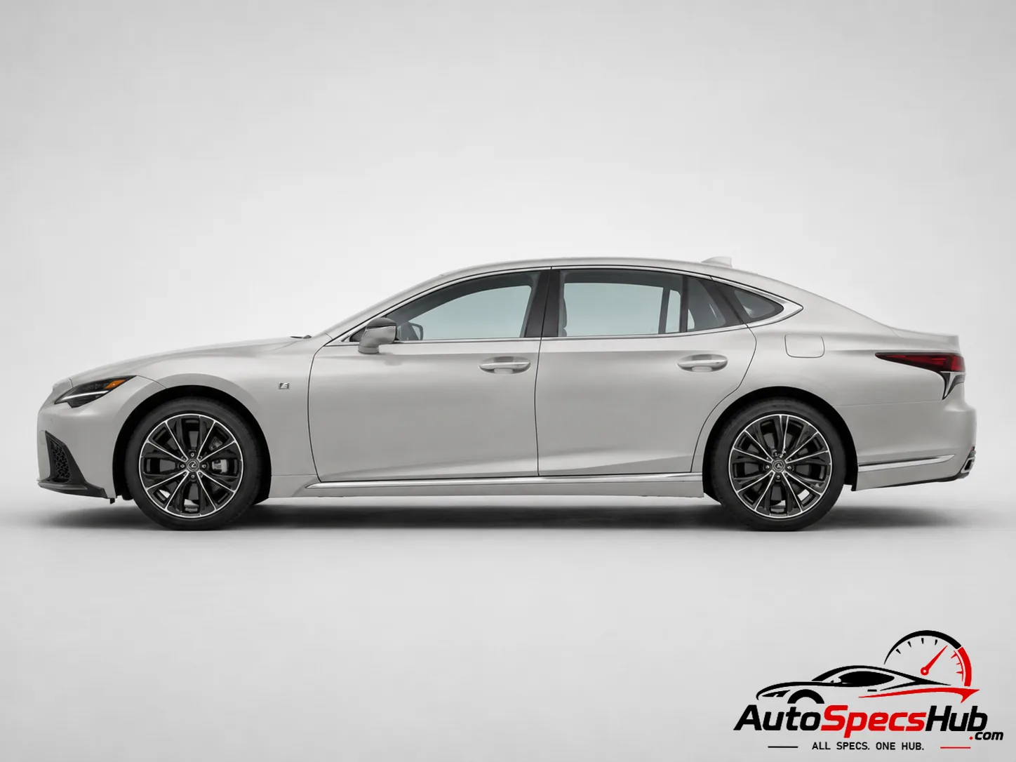 2021 Lexus LS 500h AWD side profile
