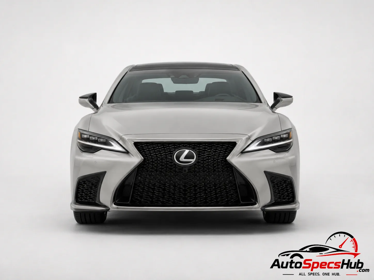 2021 Lexus LS 500h AWD front view