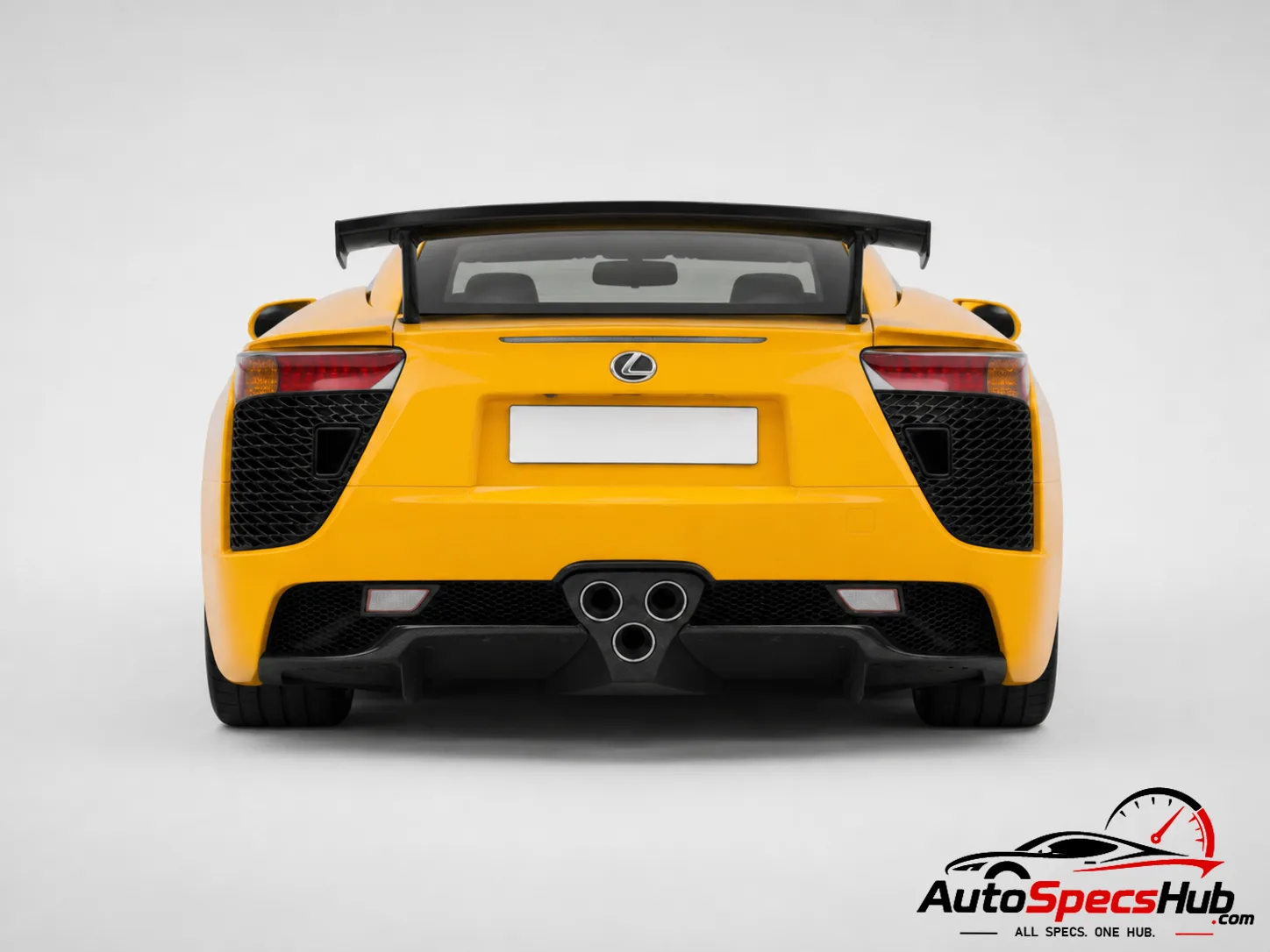 2011 Lexus LFA Nürburgring rear view