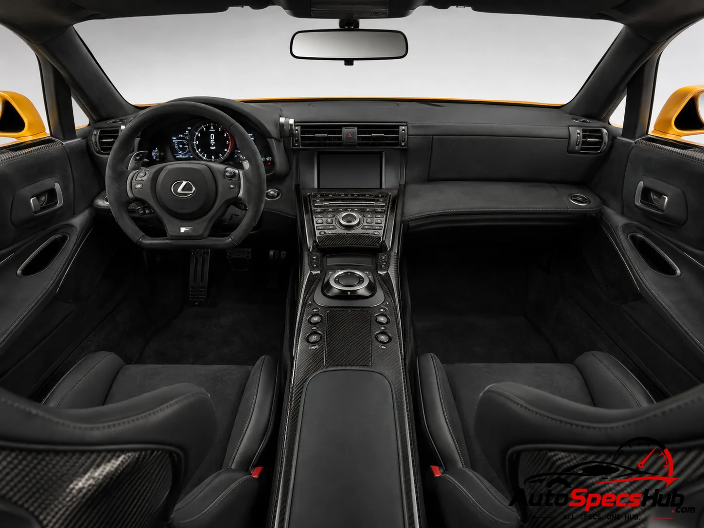 2011 Lexus LFA Nürburgring interior dashboard and front cabin