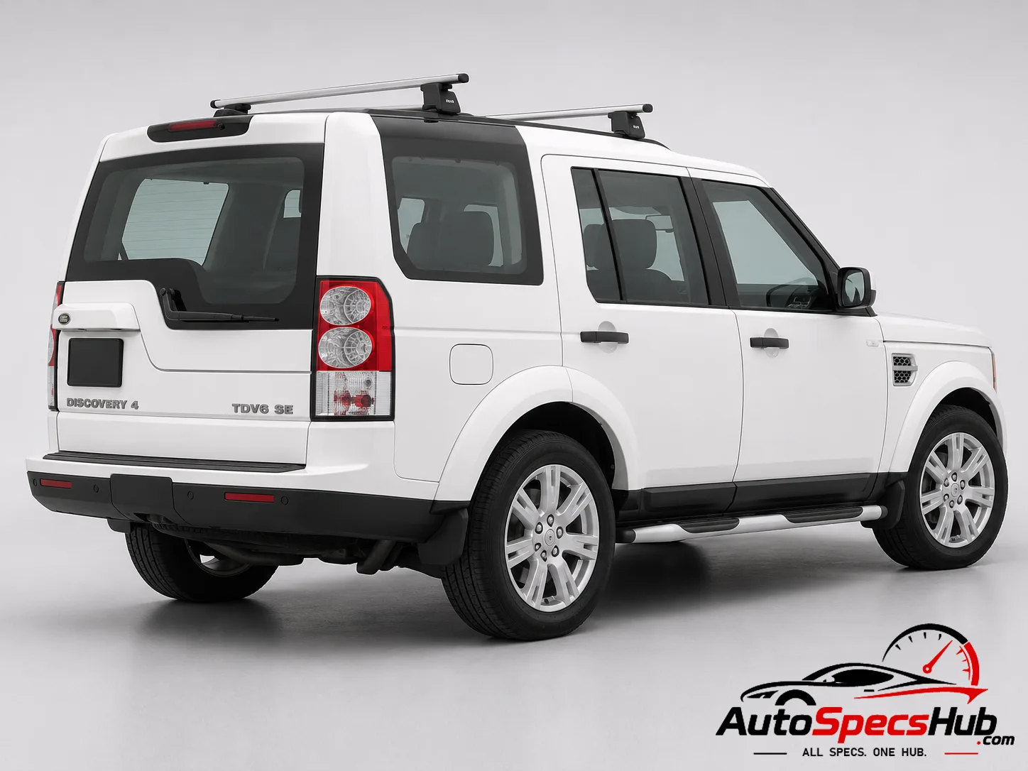 2009 Land Rover Discovery TDV6 3.0 rear three-quarter view