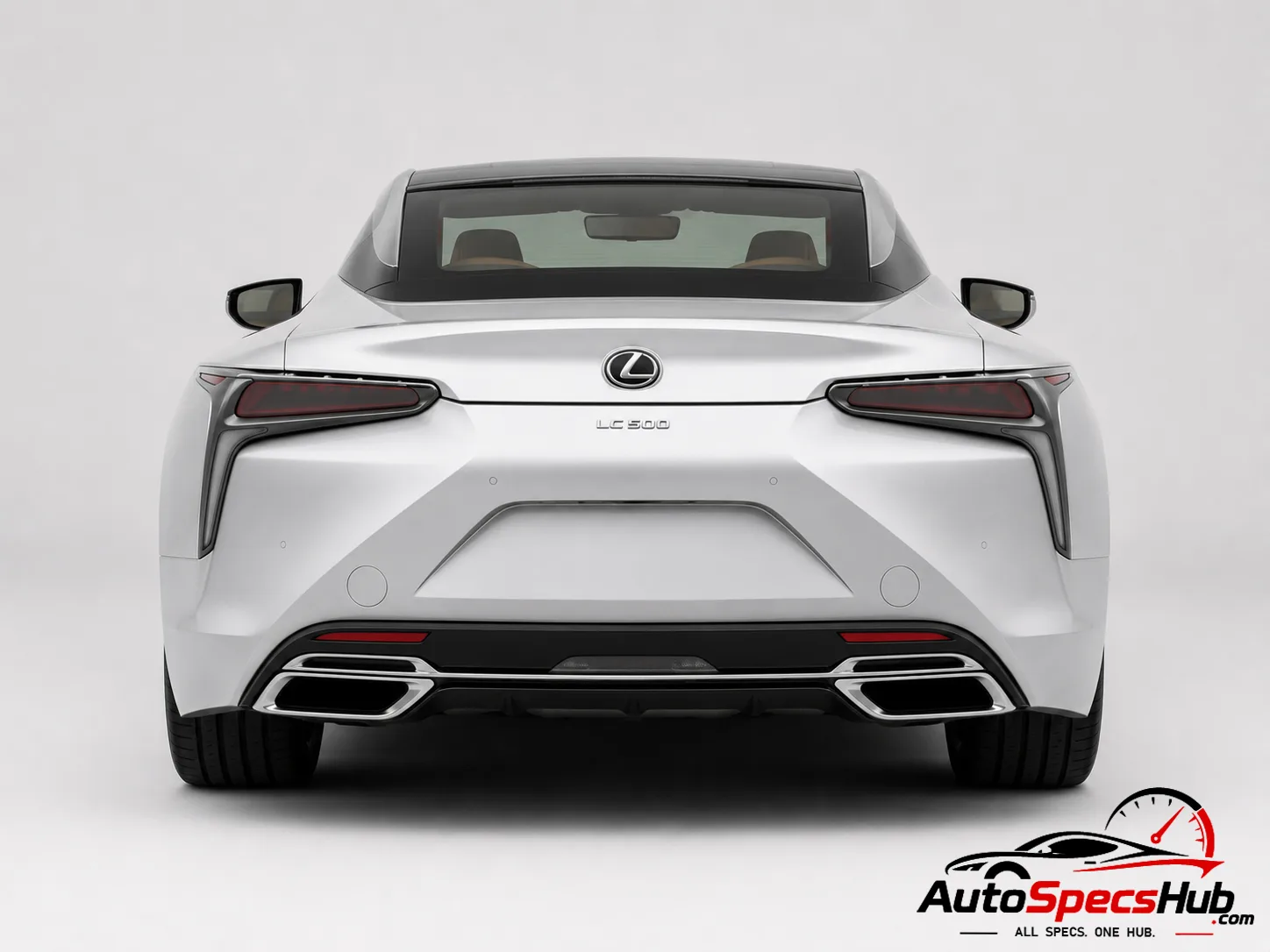 2017 Lexus LC 500 rear view