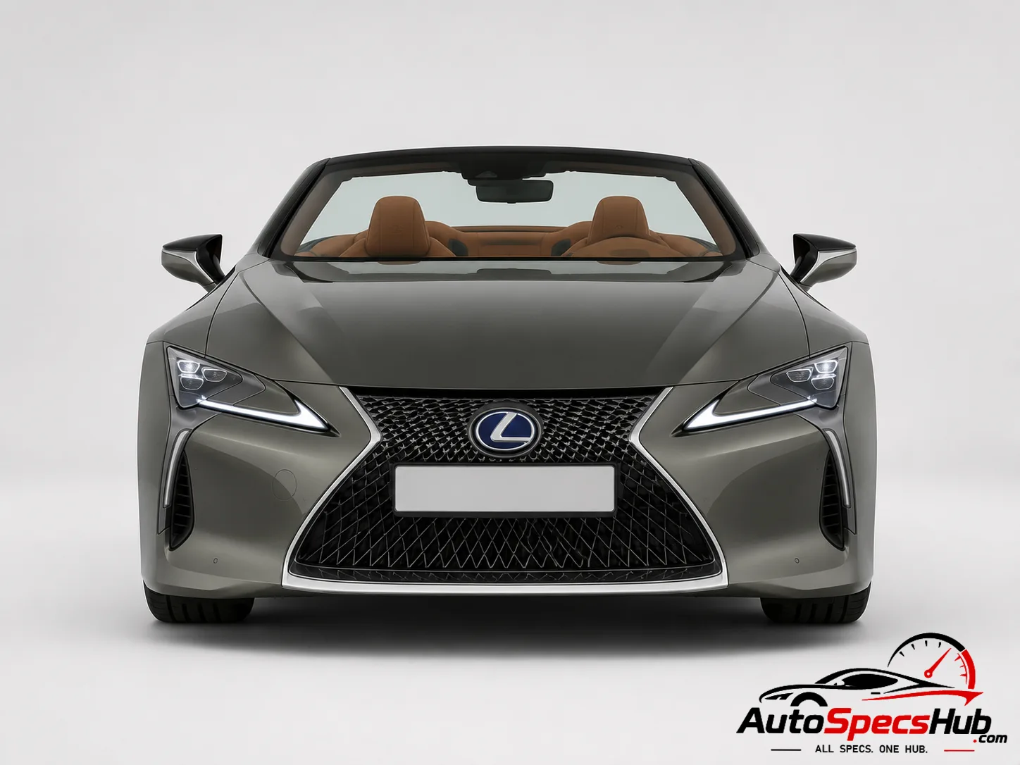 2020 Lexus LC 500 Convertible front view