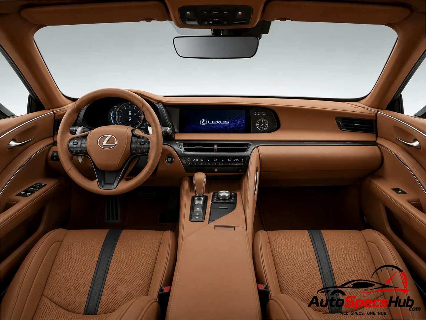 2020 Lexus LC 500 Convertible interior dashboard view