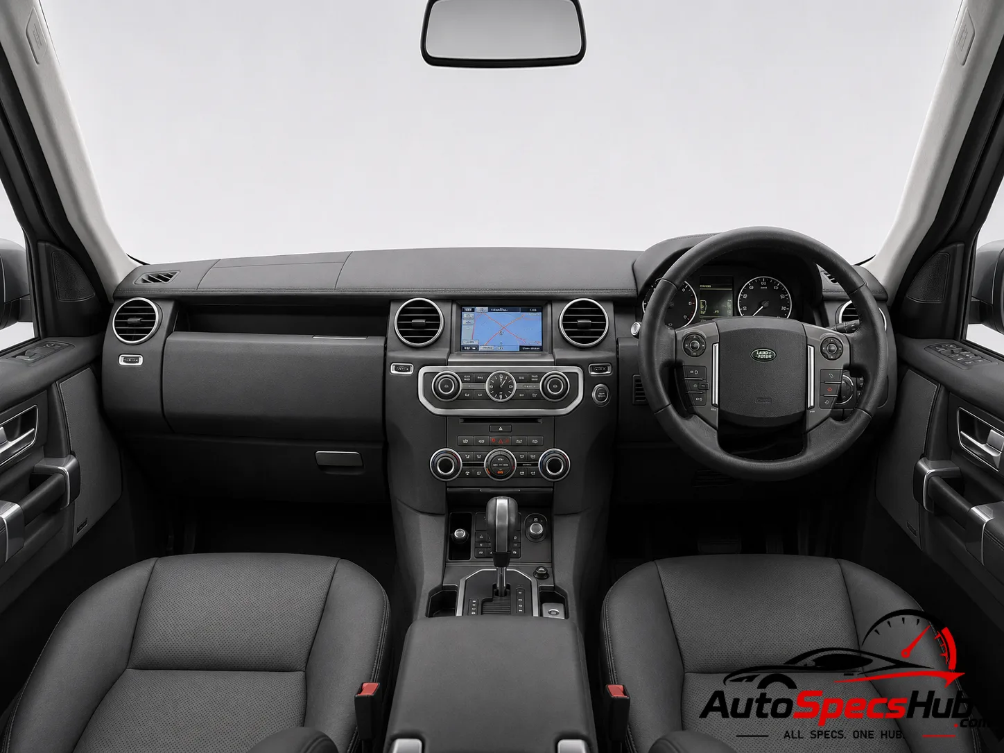 2011 Land Rover Discovery 3.0 SDV6 interior dashboard and front cabin