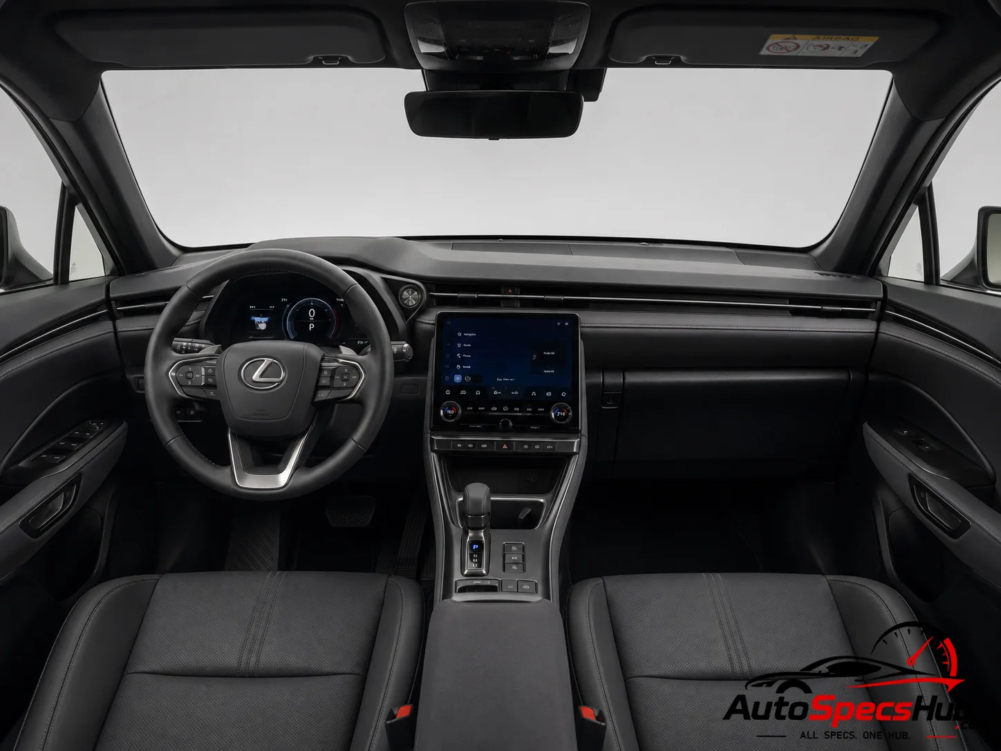 2024 Lexus LBX interior dashboard view