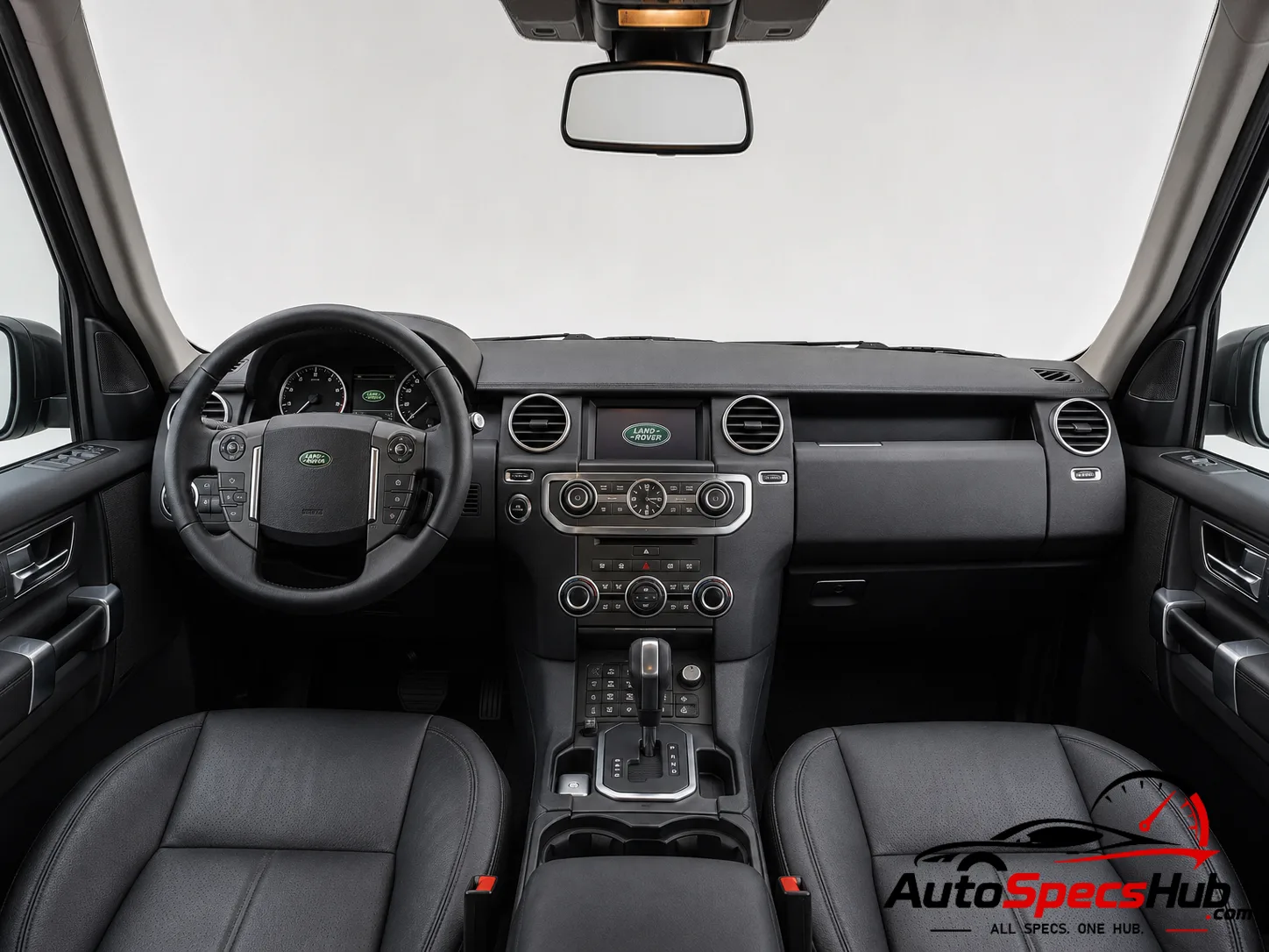 2012 Land Rover Discovery 3.0 TDV6 interior dashboard and front cabin
