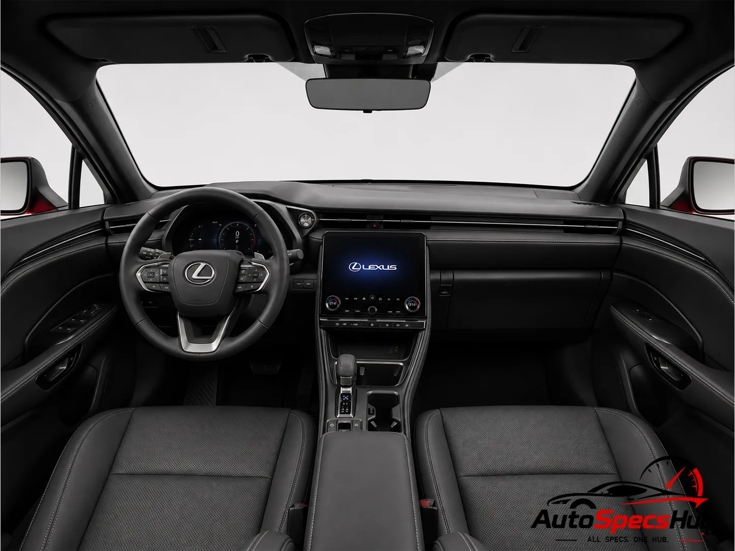 2024 Lexus LBX E-Four interior dashboard view