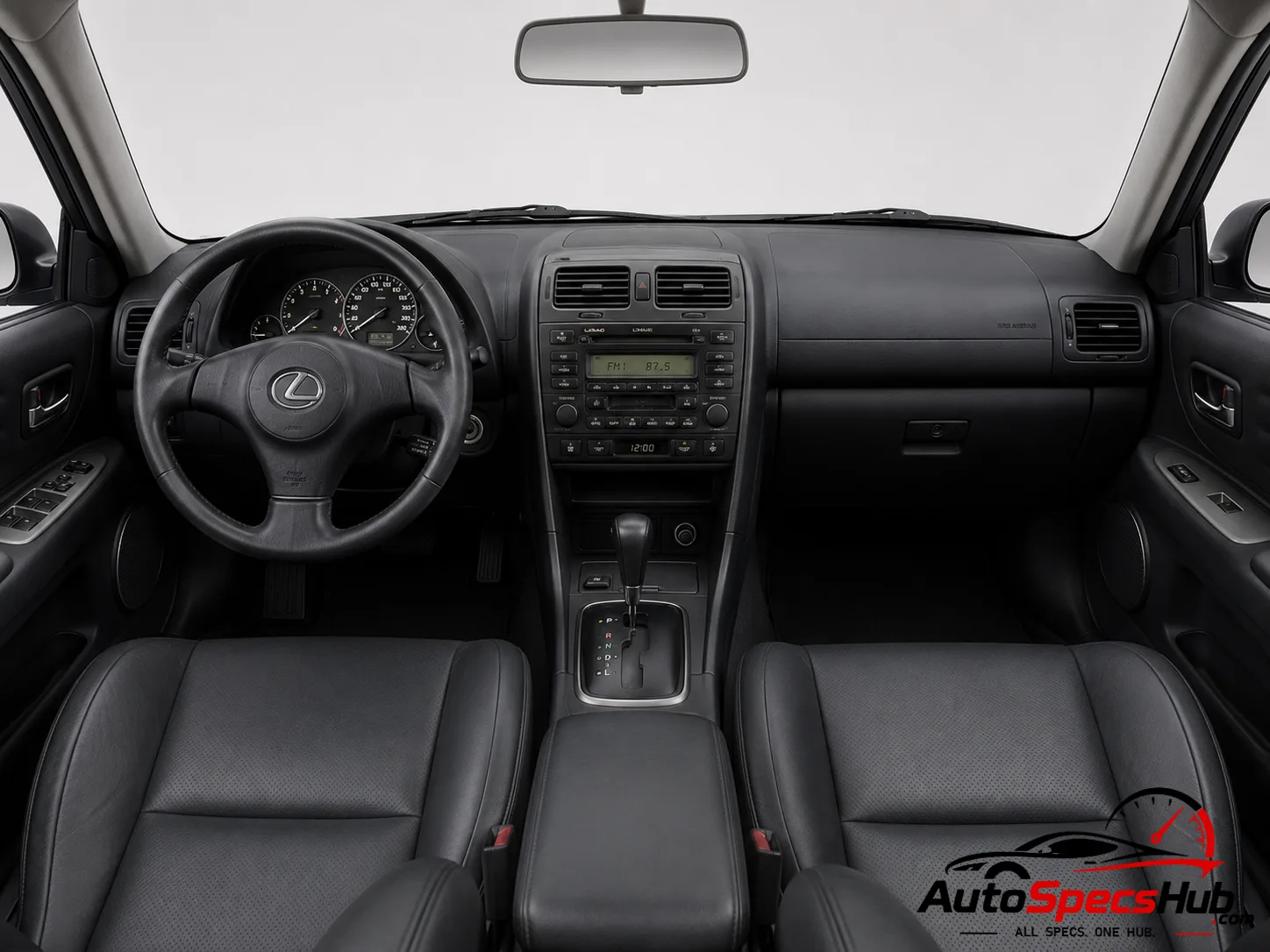2002 Lexus IS 300 interior dashboard view