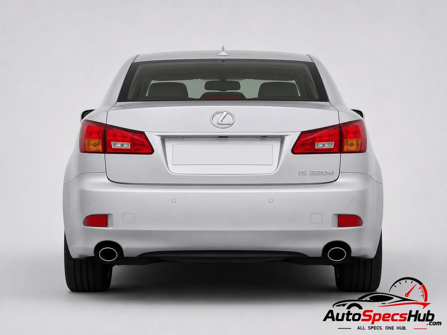 2005 Lexus IS 220d rear view