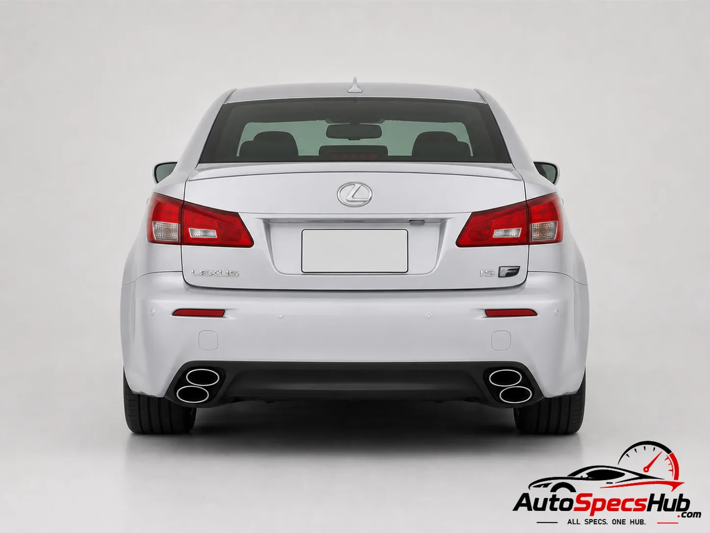 Lexus IS F rear view