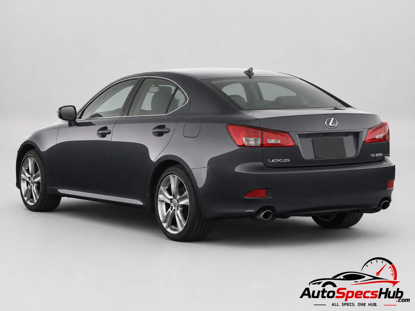 Lexus IS 250 rear three-quarter view