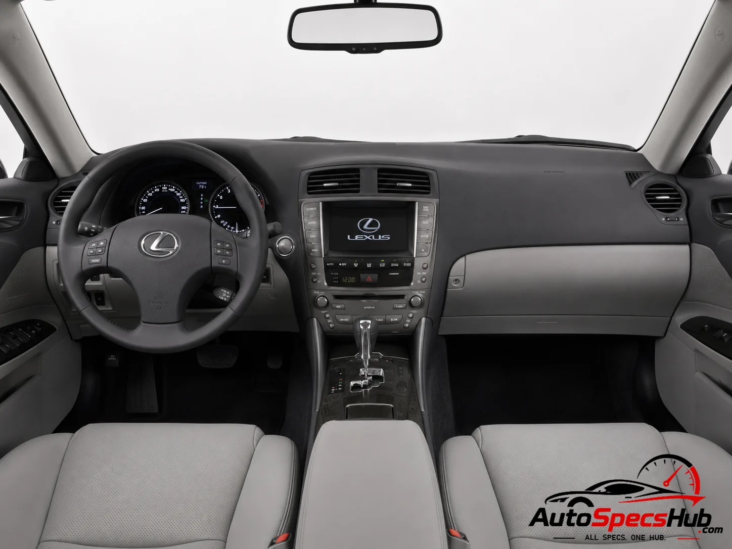 Lexus IS 250 interior dashboard view