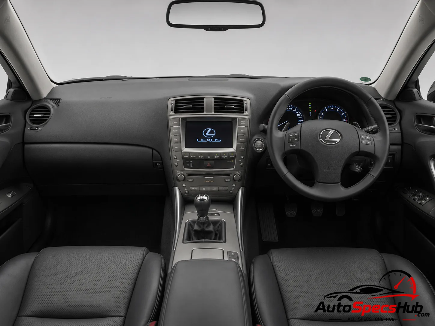 Lexus IS 220d interior dashboard view