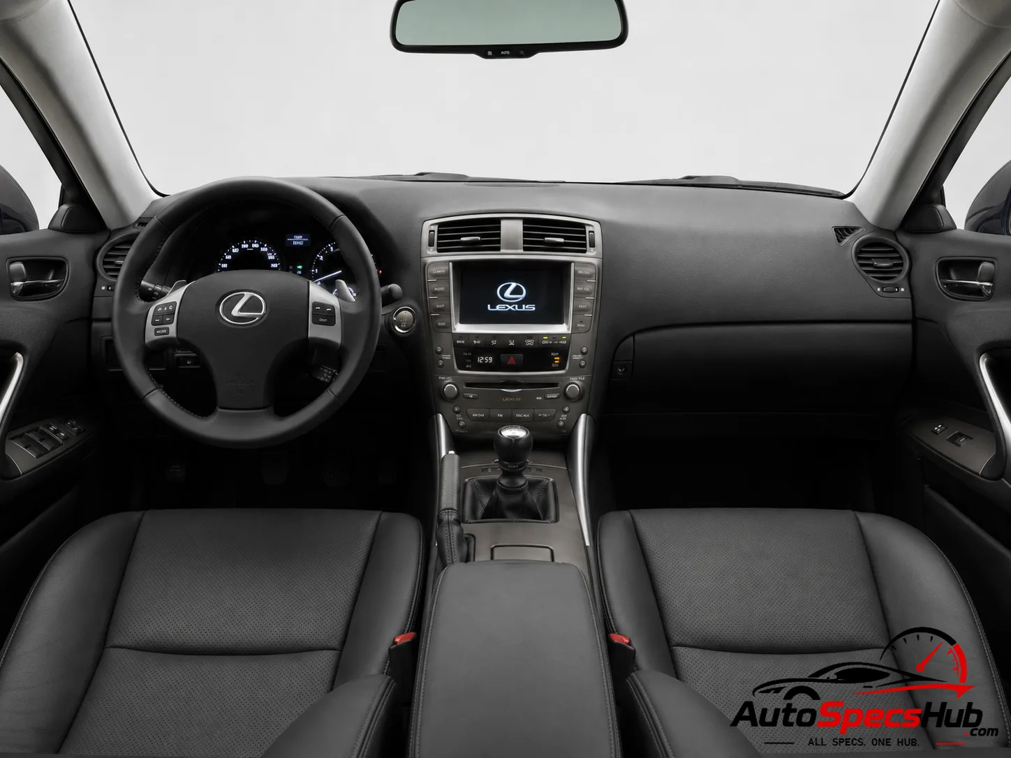 Lexus IS 200d interior dashboard view