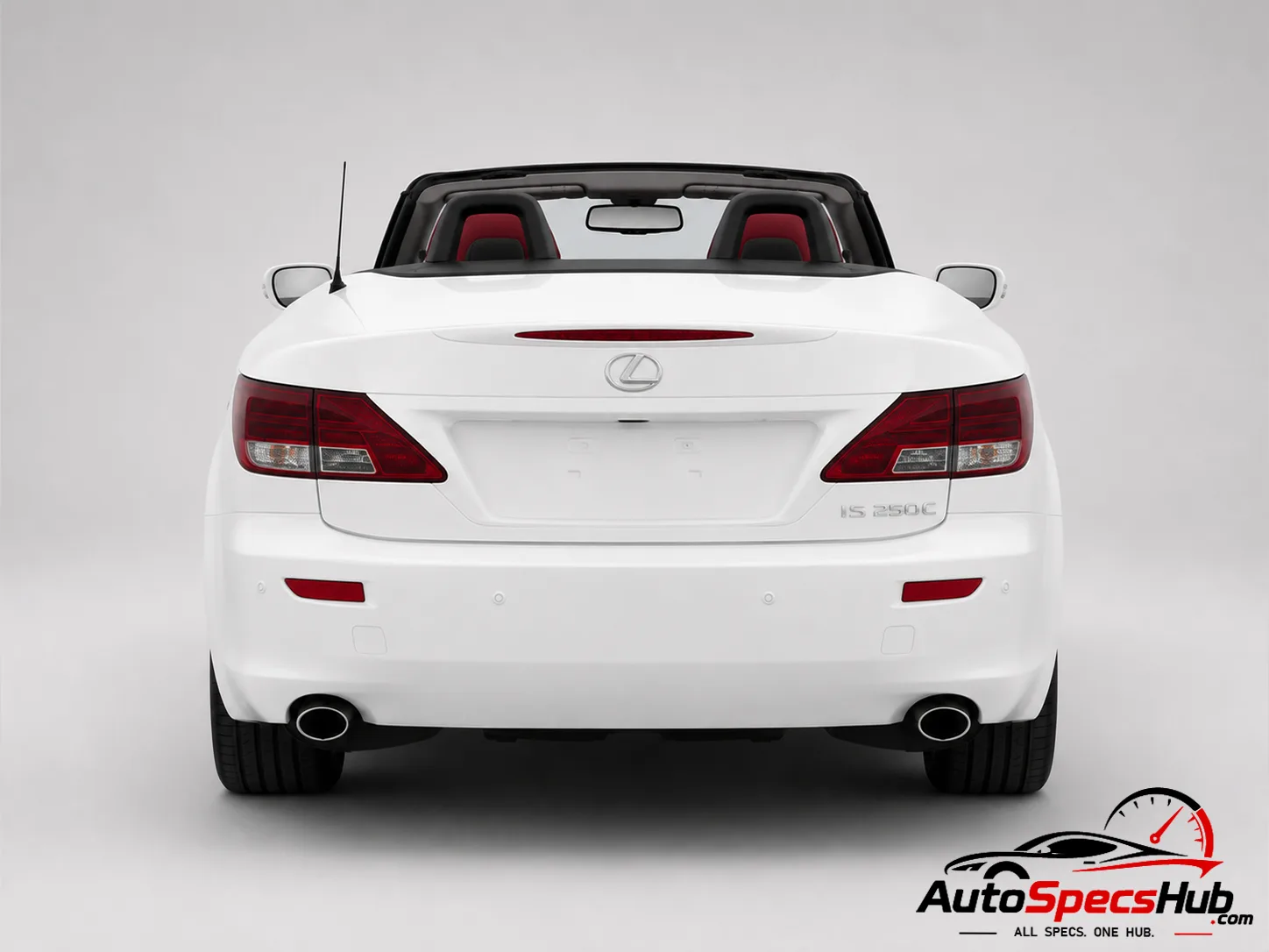 Lexus IS 250C rear view