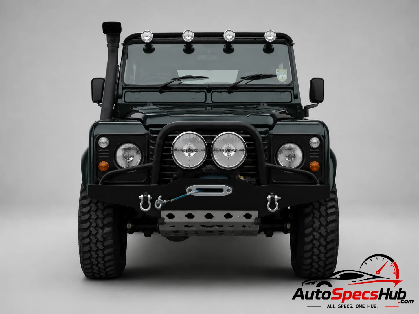 1997 Land Rover Defender 130 Tdi Crew Cab front view