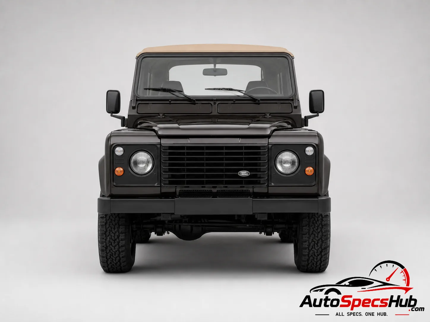 2000 Land Rover Defender 90 Td5 Soft Top front view