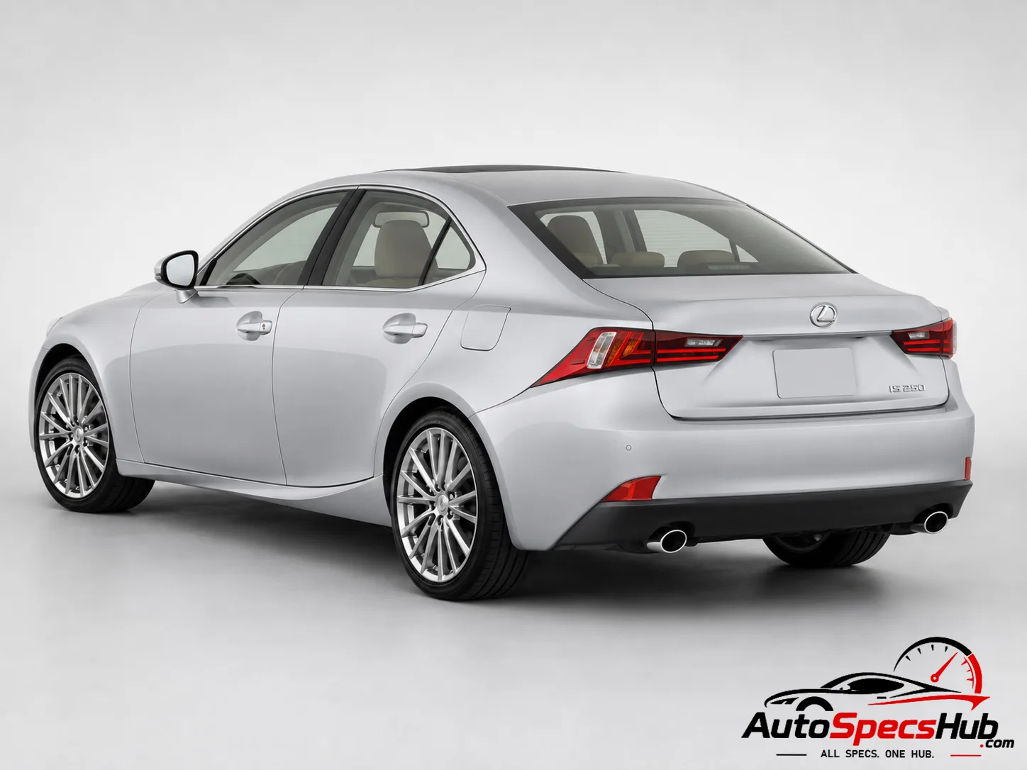 Lexus IS 250 rear three-quarter view