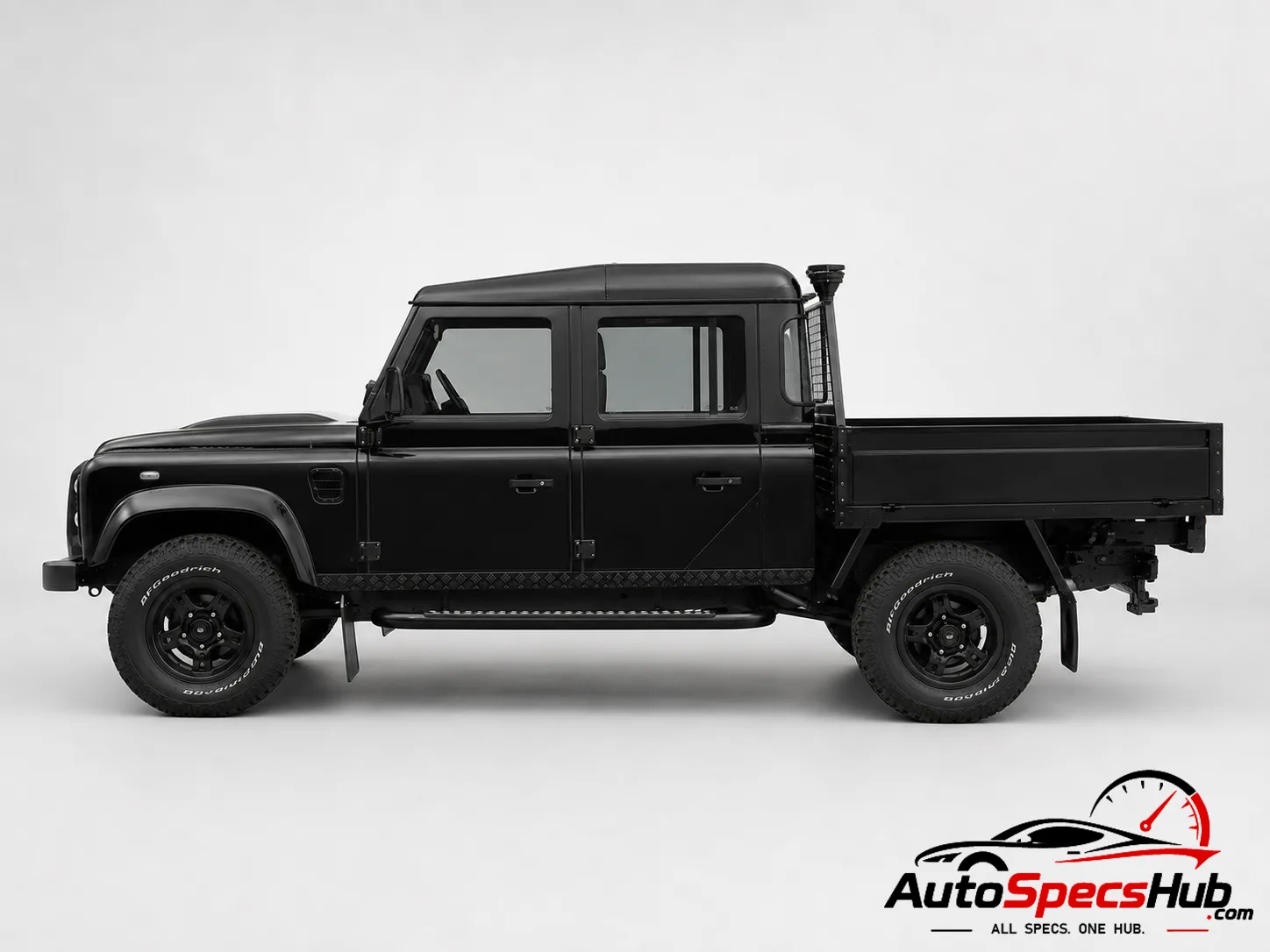 1999 Land Rover Defender 130 Td5 Crew Cab side profile