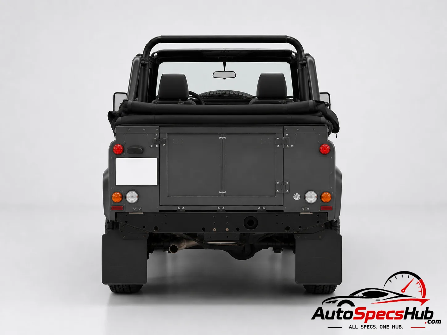 2006 Land Rover Defender 90 Td5 Cabrio Two rear view