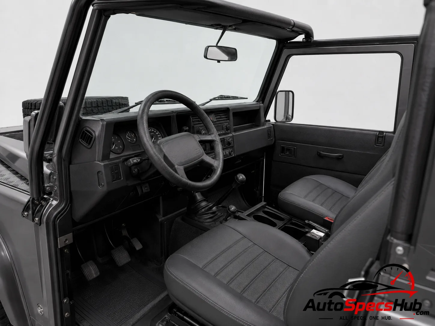 2006 Land Rover Defender 90 Td5 Cabrio Two interior dashboard and front cabin