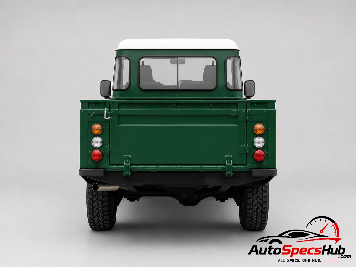 2005 Land Rover Defender 110 Td5 Pick Up rear view