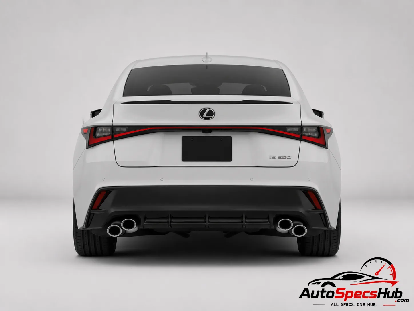 Lexus IS 500 F Sport Performance rear view