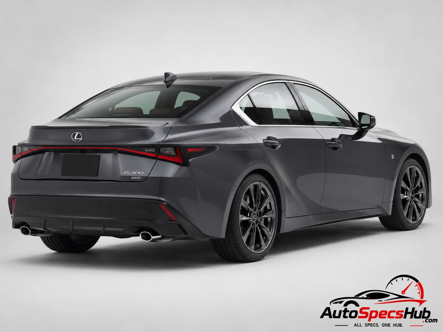 Lexus IS 300 AWD rear three-quarter view